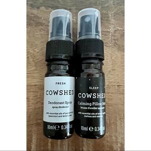COWSHED Deodorant Spray & Sleep Calming Pillow Mist - Travel Size - Brand New